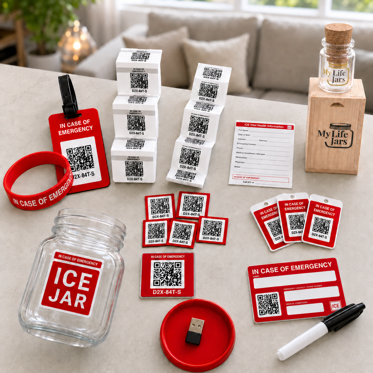 The complete ICE Jar kit — everything inside